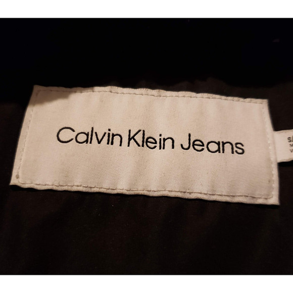 Women's Calvin Klein Jeans Black Size S Puffer Jacket - Picture 11 of 15